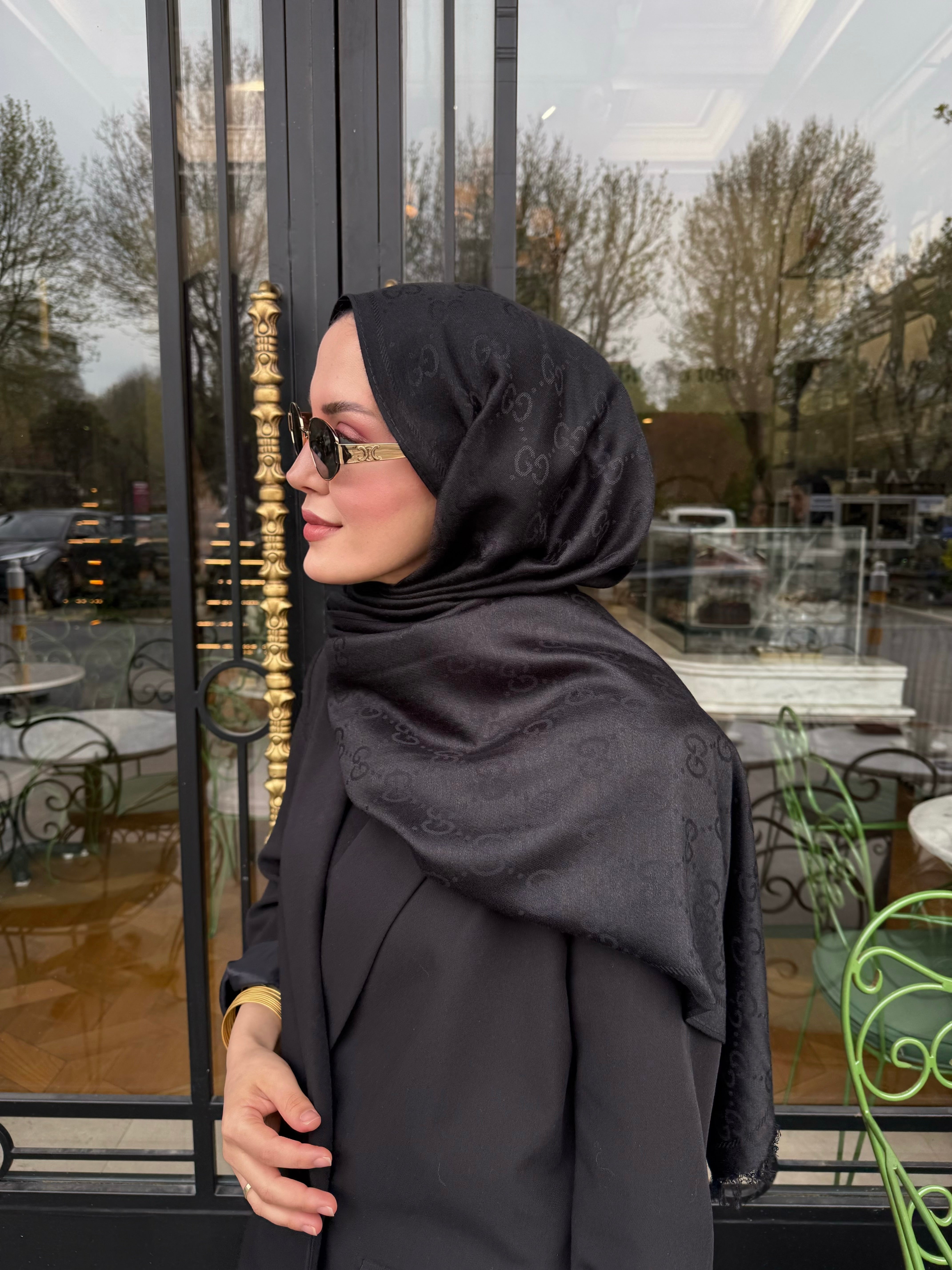 G  Black Cashmere Silk
