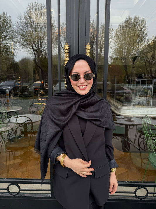 G  Black Cashmere Silk
