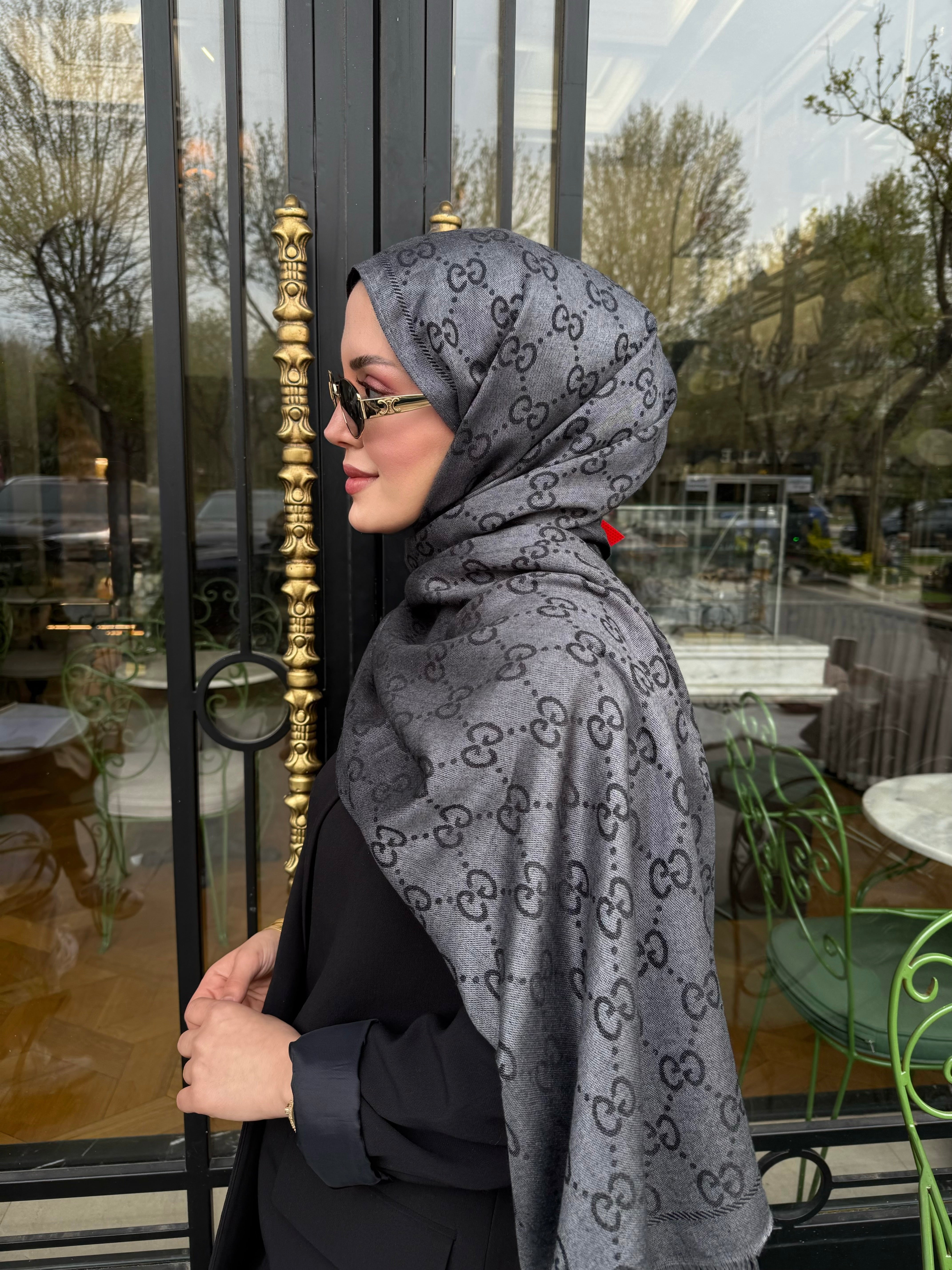 G Grey Cashmere Silk