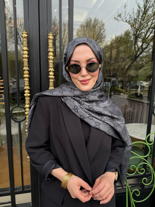 G Grey Cashmere Silk