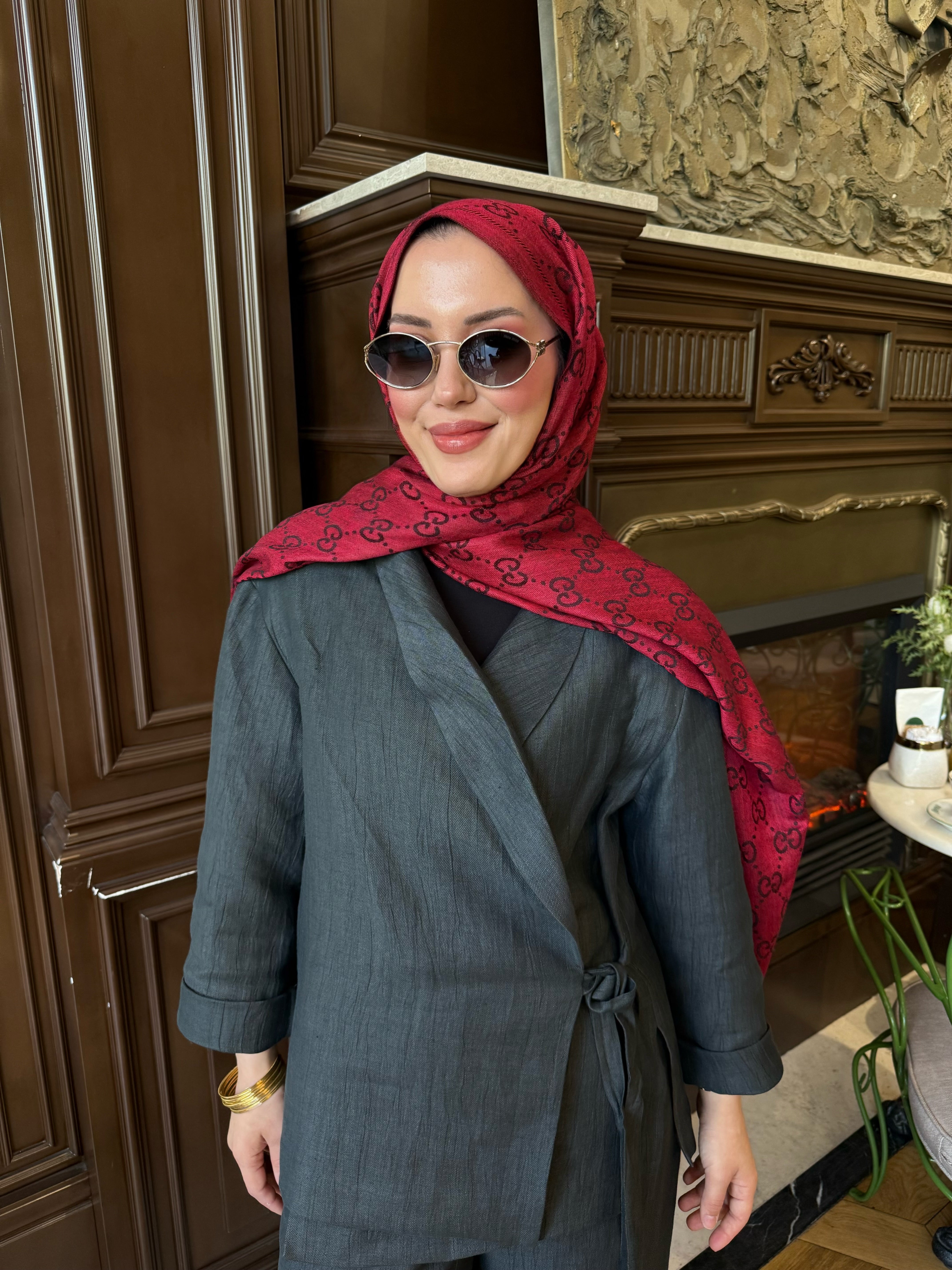 G Cherry Cashmere Silk