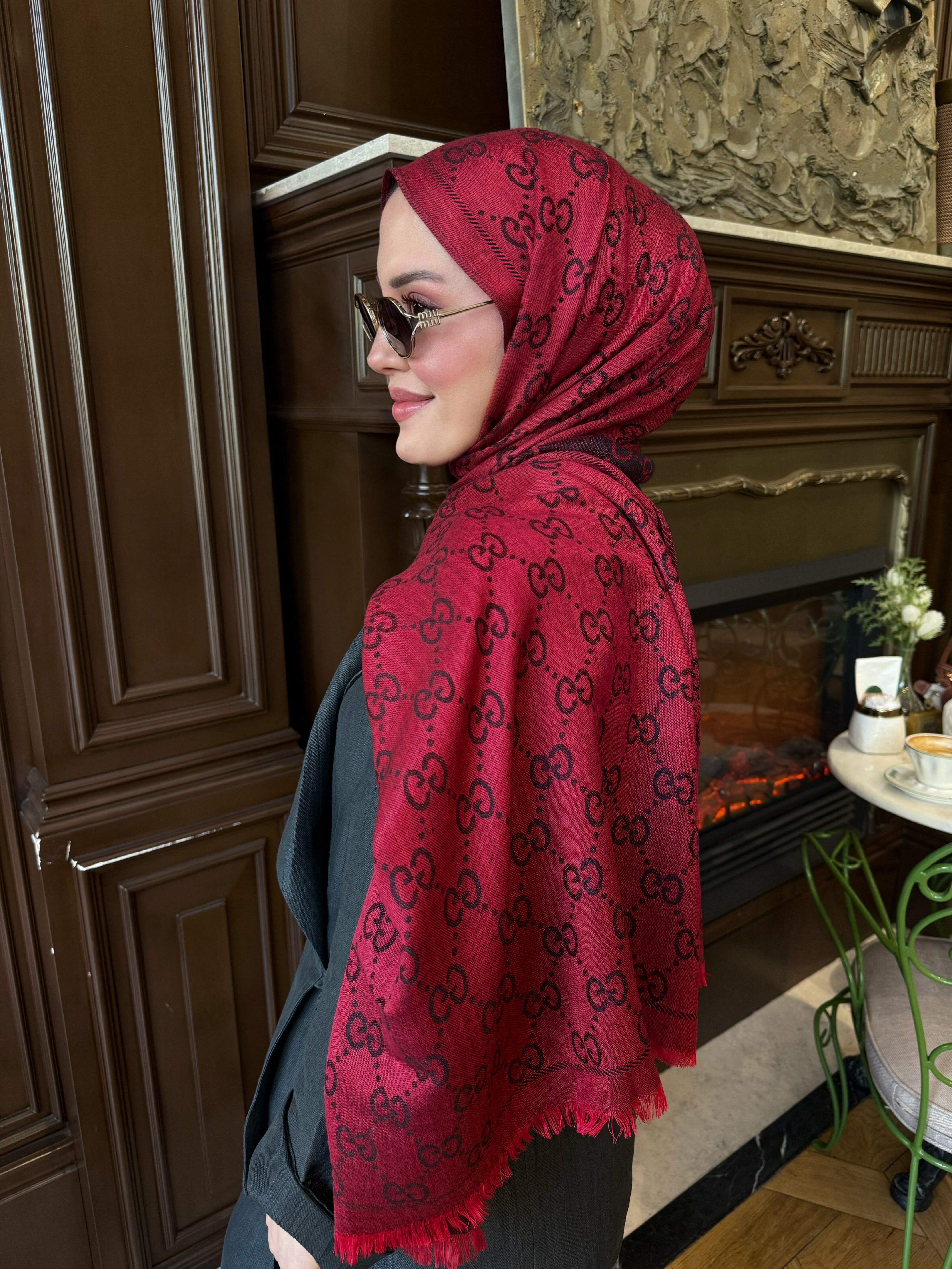 G Cherry Cashmere Silk