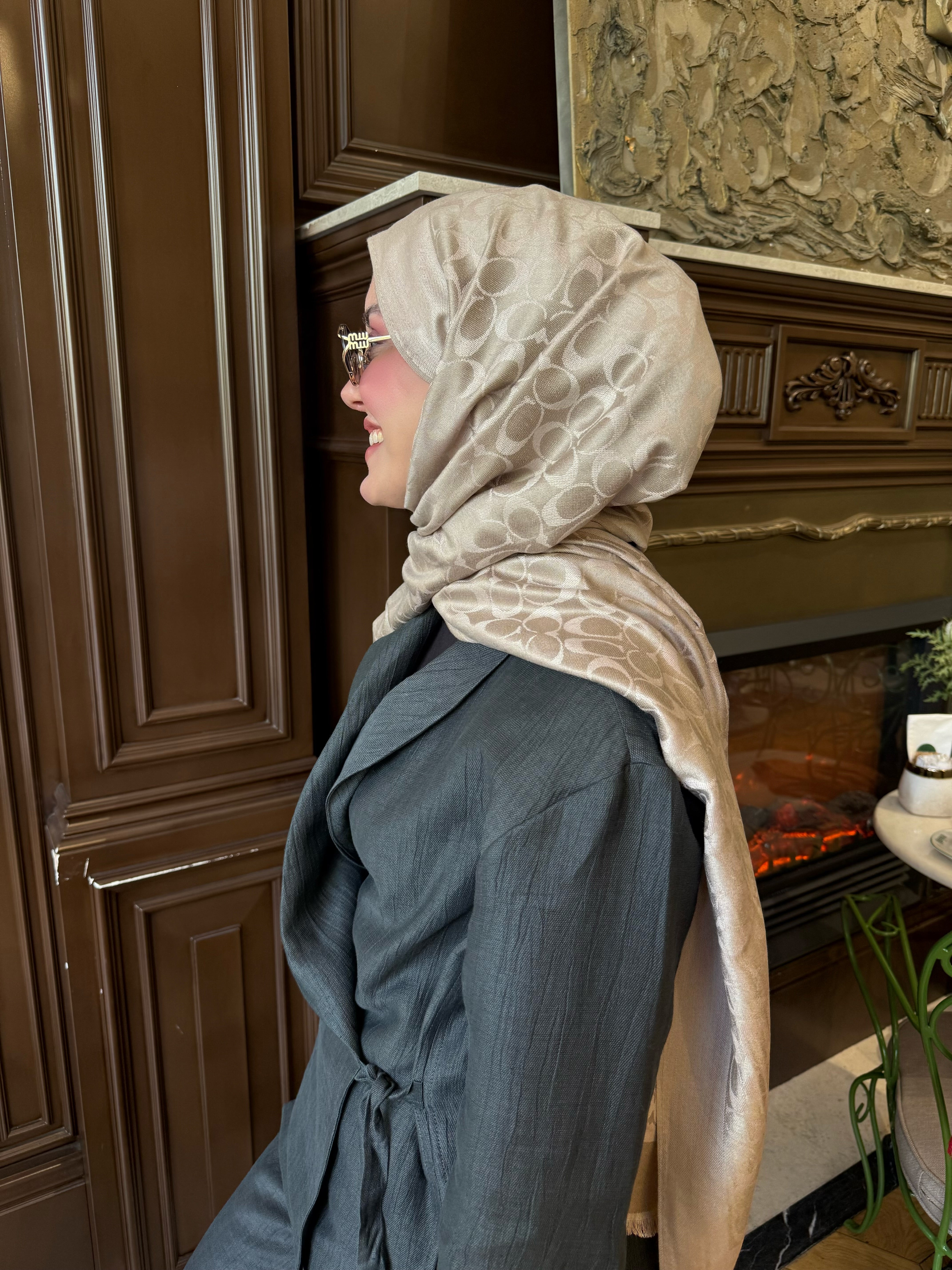 C Sandy Cashmere Silk